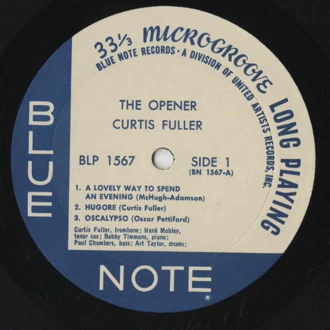 Curtis Fuller / カーティス・フラー / The Opener (BLP 1567)