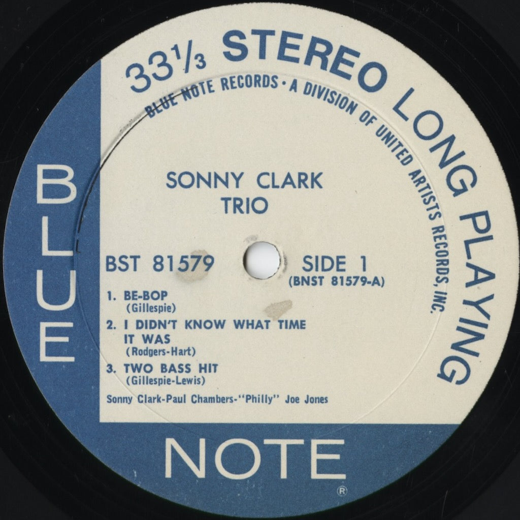 Sonny Clark - Sonny Clark Trio (BST 81579) 1972 US Blue Note｜中古LP