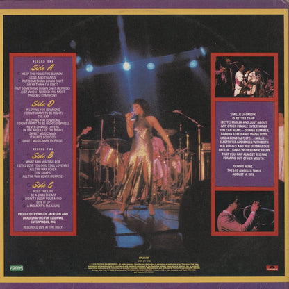 Millie Jackson - Live And Uncensored (SP-2-6725) LP 1979 US Spring｜中古LP