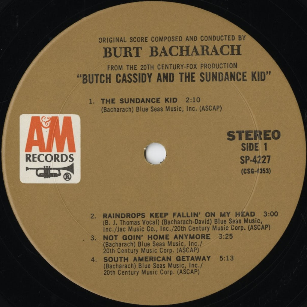 Burt Bacharach / バート・バカラック / Butch Cassidy And The Sundance Kid (SP-4227)