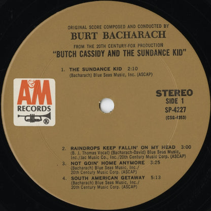 Burt Bacharach / バート・バカラック / Butch Cassidy And The Sundance Kid (SP-4227)