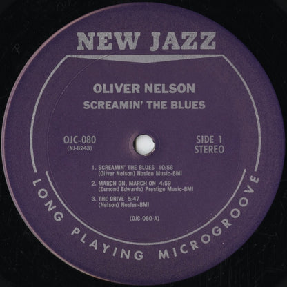 Oliver Nelson / オリヴァー・ネルソン / Screamin' The Blues (OJC-080)