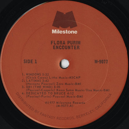 Flora Purim – Encounter (M-9077) LP 1977 US Milestone | 中古LP
