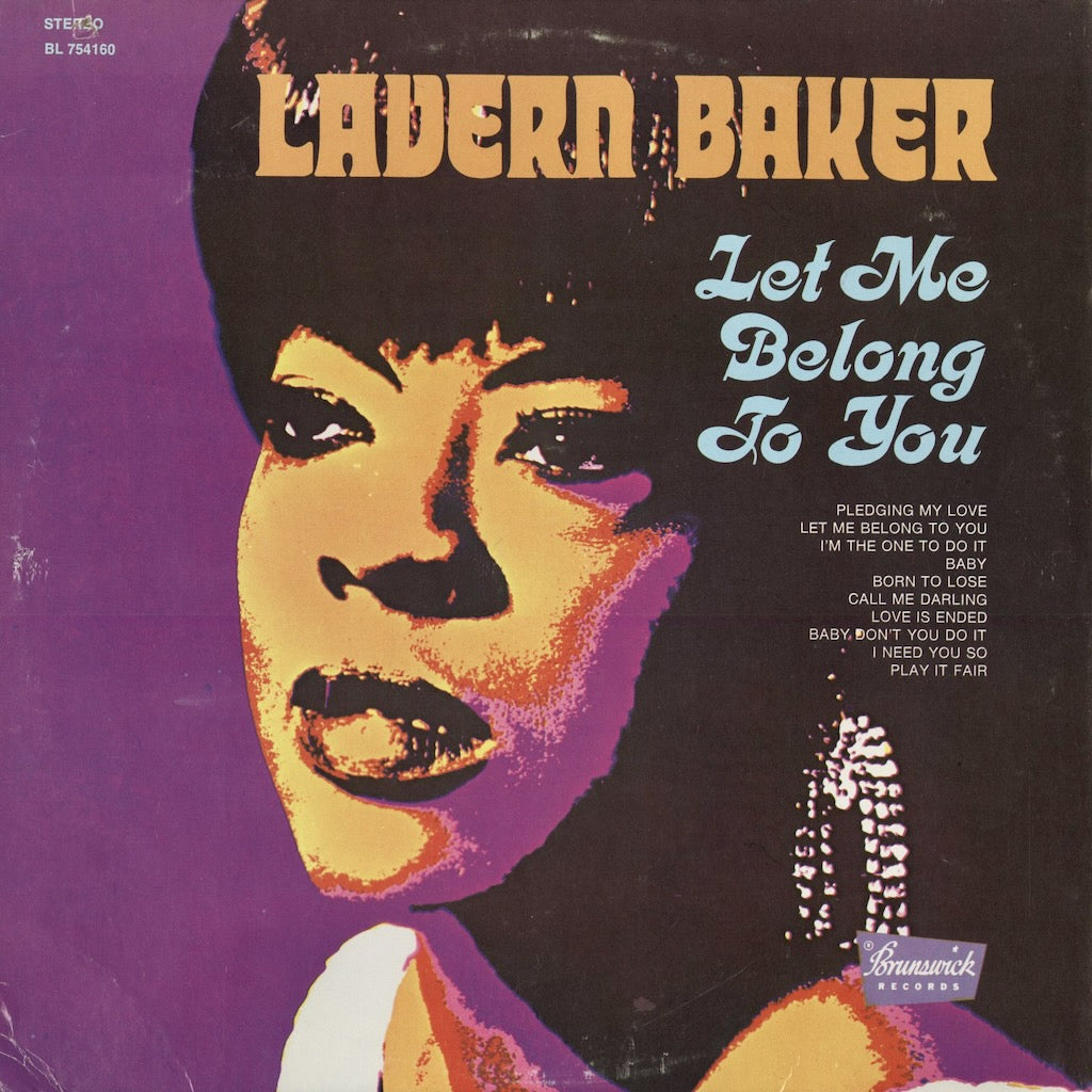Lavern Baker - Let Me Belong To You (BL 754160) 1970 US Brunswick｜中古LP