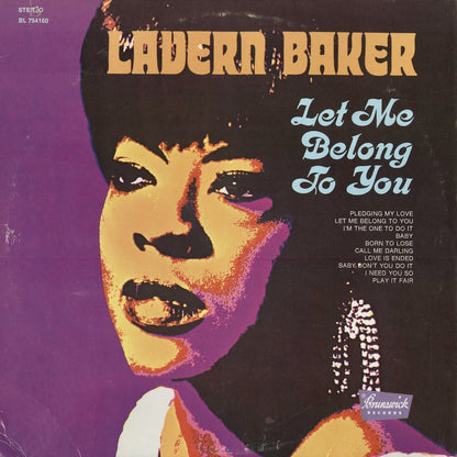 Lavern Baker - Let Me Belong To You (BL 754160) 1970 US Brunswick｜中古LP