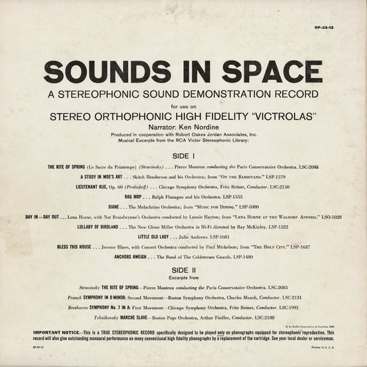 Narrator: Ken Nordin / ケン・ノーディン / Sounds In Space (SP 33-13)