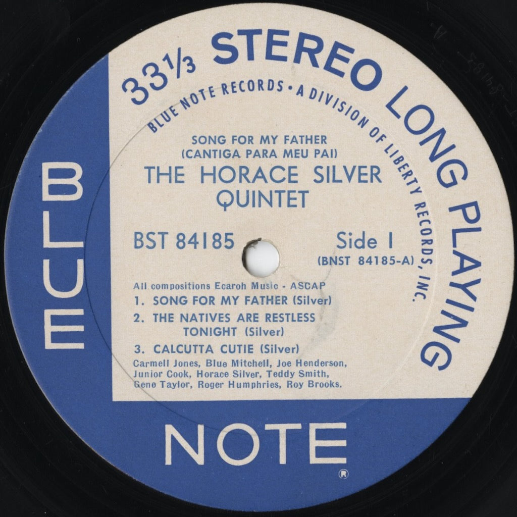 Horace Silver - Song For My Father (BST 84185) 1966 US Blue Note｜中古LP