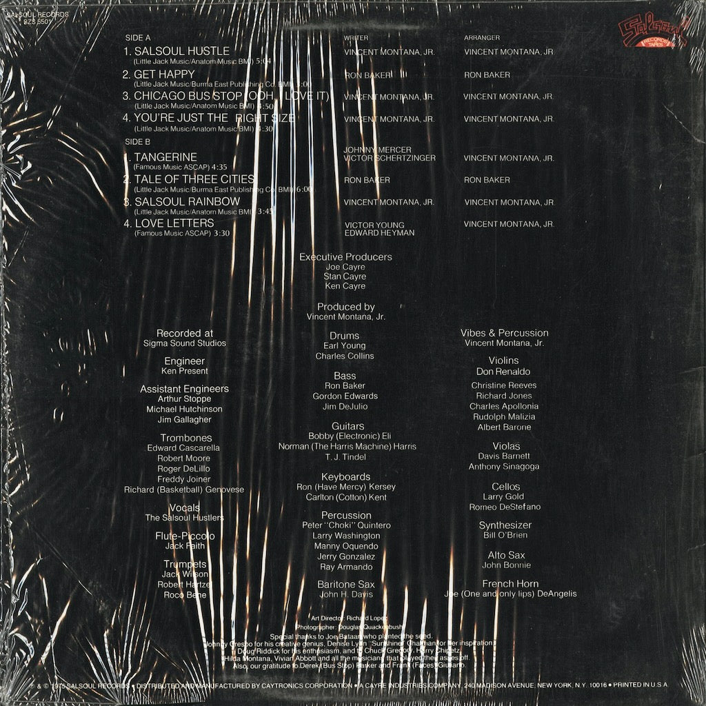 The Salsoul Orchestra - The Salsoul Orchestra (SZS 5501) 1975 US Salsoul｜中古LP