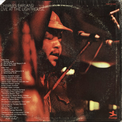 Charles Earland / チャールズ・アーランド / Live At The Lighthouse (PRT-10050)