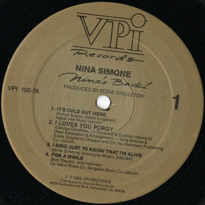 Nina Simone / ニーナ・シモン / Nina's Back! (100-7A)