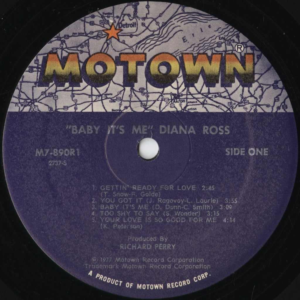 Diana Ross - Baby It's Me (M7-890R1) 1977 US Motown｜中古レコード