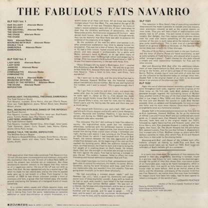 Fats Navarro / ファッツ・ナヴァロ / The Fabulous Fats Navarro Volume 1 (LNJ-70071)