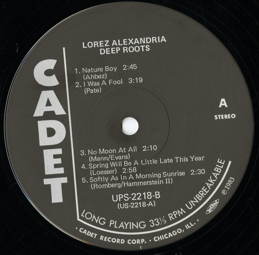 Lorez Alexandria / ロレツ・アレキサンドリア / Deep Roots (UPS-2218-B)