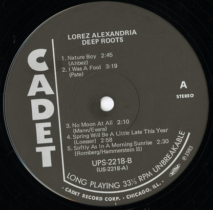 Lorez Alexandria / ロレツ・アレキサンドリア / Deep Roots (UPS-2218-B)