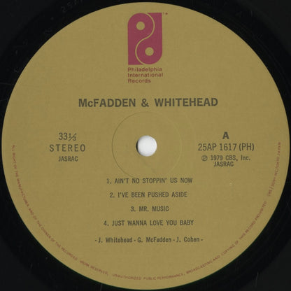 McFadden & Whitehead - McFadden & Whitehead (25AP 1617) 1979 JPN P.I.R.｜中古LP