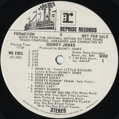 Quincy Jones – $ Dollar - OST (MS 2051) LP 1972 US Reprise | 中古LP