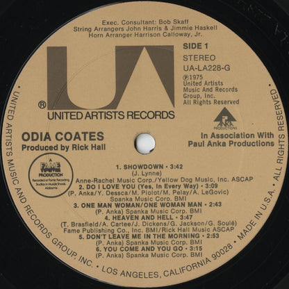 Odia Coates – Odia Coates (UA-LA228-G) LP 1975 US United Artists | 中古LP
