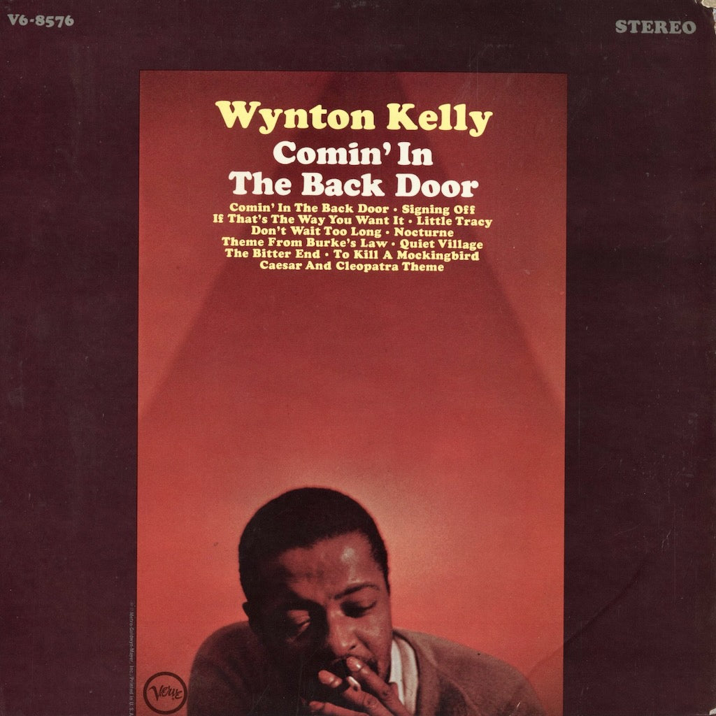 Wynton Kelly - Comin' In The Back Door (V6-8576) 1963 US Verve｜中古LP