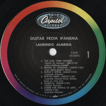 Laurindo Almeida – Guitar From Ipanema (T 2197) LP 1964 US Capitol | 中古LP