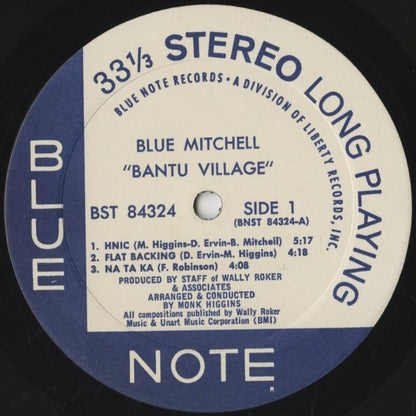 Blue Mitchell / ブルー・ミッチェル / Bantu Village (BST 84324)