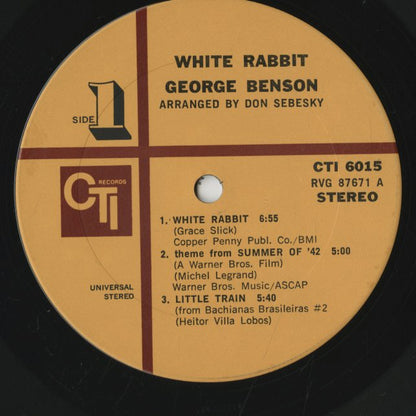 George Benson / ジョージ・ベンソン / White Rabbit (CTI 6015)