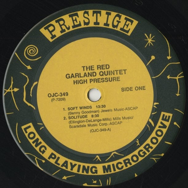 Red Garland / レッド・ガーランド・クインテット / High Pressure 