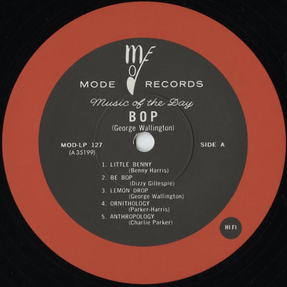George Wallington - Leonard Feather Presents Bop (MOD-LP 127) 1988 JPN Mode Records / VAP｜中古LP