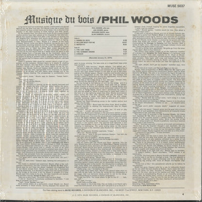 Phil Woods / フィル・ウッズ / Musique Du Bois (MR 5037)