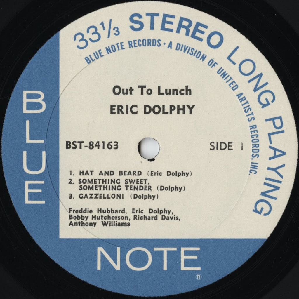 Eric Dolphy / エリック・ドルフィー / Out To Lunch (BST 84163) US Blue Note Liberty 青白Label
