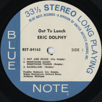 Eric Dolphy / エリック・ドルフィー / Out To Lunch (BST 84163) US Blue Note Liberty 青白Label