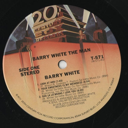 Barry White / バリー・ホワイト / Barry White The Man (T-571)