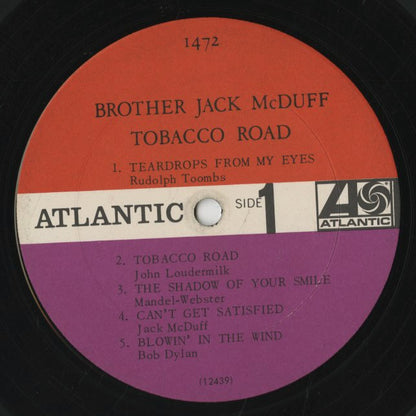 Brother Jack McDuff / ブラザー・ジャック・マクダフ / Tobacco Road (1472)