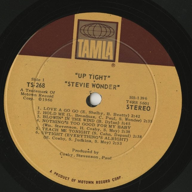Stevie Wonder / スティーヴィ・ワンダー / Up Tight (TS-268)