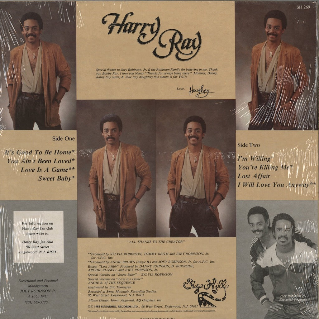 Harry Ray / ハリー・レイ / It's Good To Be Home (SH 269) 未開封シールド