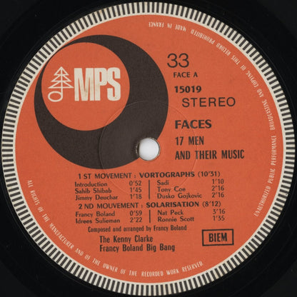 The Kenny Clarke Francy Boland Big Band / ケニー・クラーク フランシー・ボランド / Faces (15019)