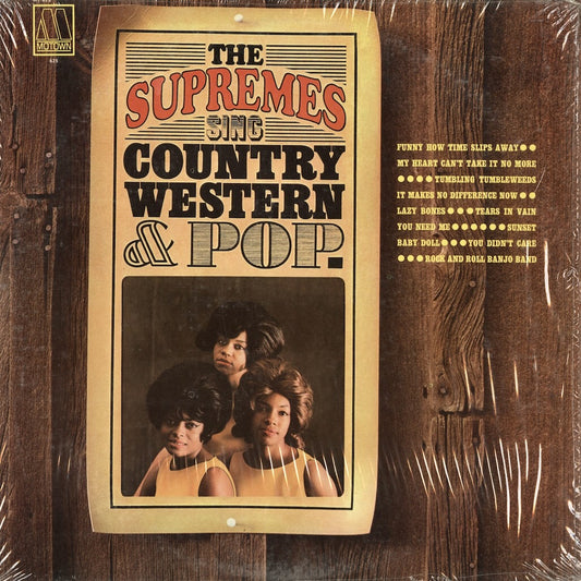 The Supremes / シュプリームス / The Supremes Sing Country Western & Pop (MT-625)