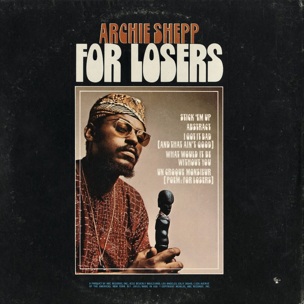 Archie Shepp - For Losers (AS-9188) 1970 US Impulse｜中古LP