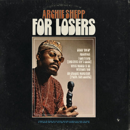 Archie Shepp - For Losers (AS-9188) 1970 US Impulse｜中古LP