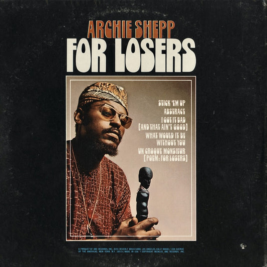 Archie Shepp - For Losers (AS-9188) 1970 US Impulse｜中古LP