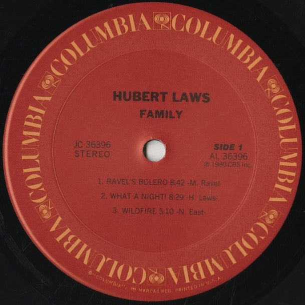 Hubert Laws / ヒュバート・ロウズ / Family (JC36396)