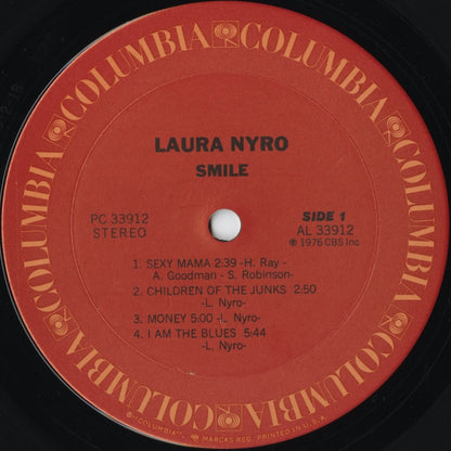 Laura Nyro / Smile (PC 33912) LP 1976 US Columbia｜中古LP