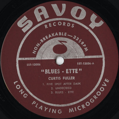 Curtis Fuller - Blues-Ette (SST-13006) LP 1963 US Savoy｜中古LP
