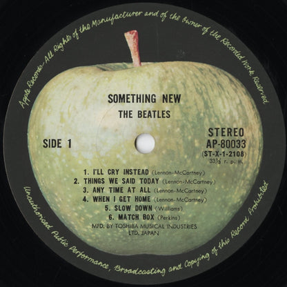 The Beatles / ビートルズ / Something New (AP-80033)