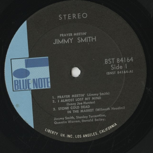 Jimmy Smith / ジミー・スミス / Prayer Meetin' (BST 84164