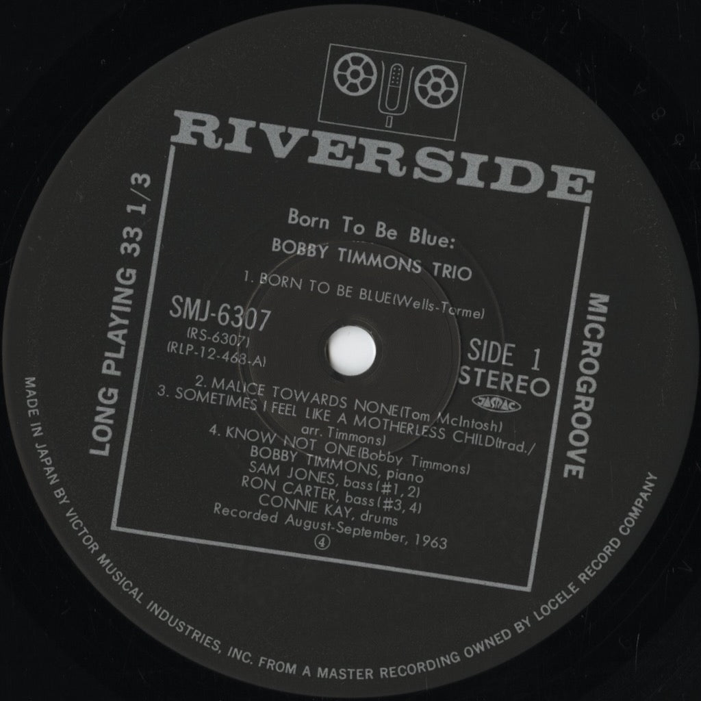 Bobby Timmons - Born To Be Blue! (SMJ-6307) 1982 JPN Riverside｜中古LP