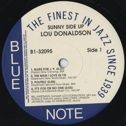 Lou Donaldson / ルー・ドナルドソン / Sunny Side Up (B1-32095)