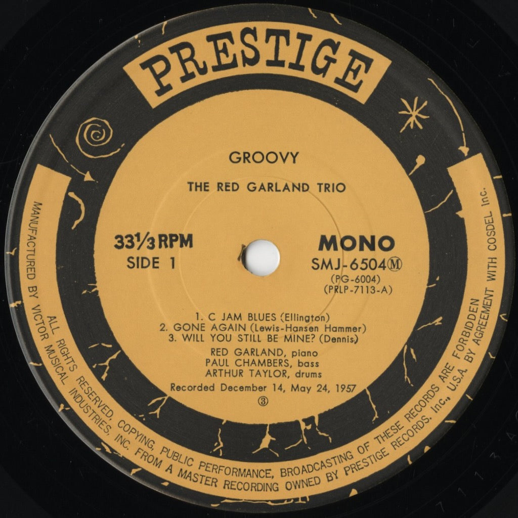 Red Garland / Groovy SMJ-6504(M) 中古レコード 通販 | VOXMUSIC WEBSHOP