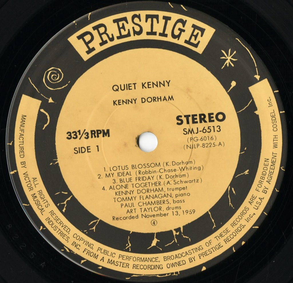 Kenny Dorham - Quiet Kenny (SMJ-6513) 1976 JPN Prestige｜中古LP