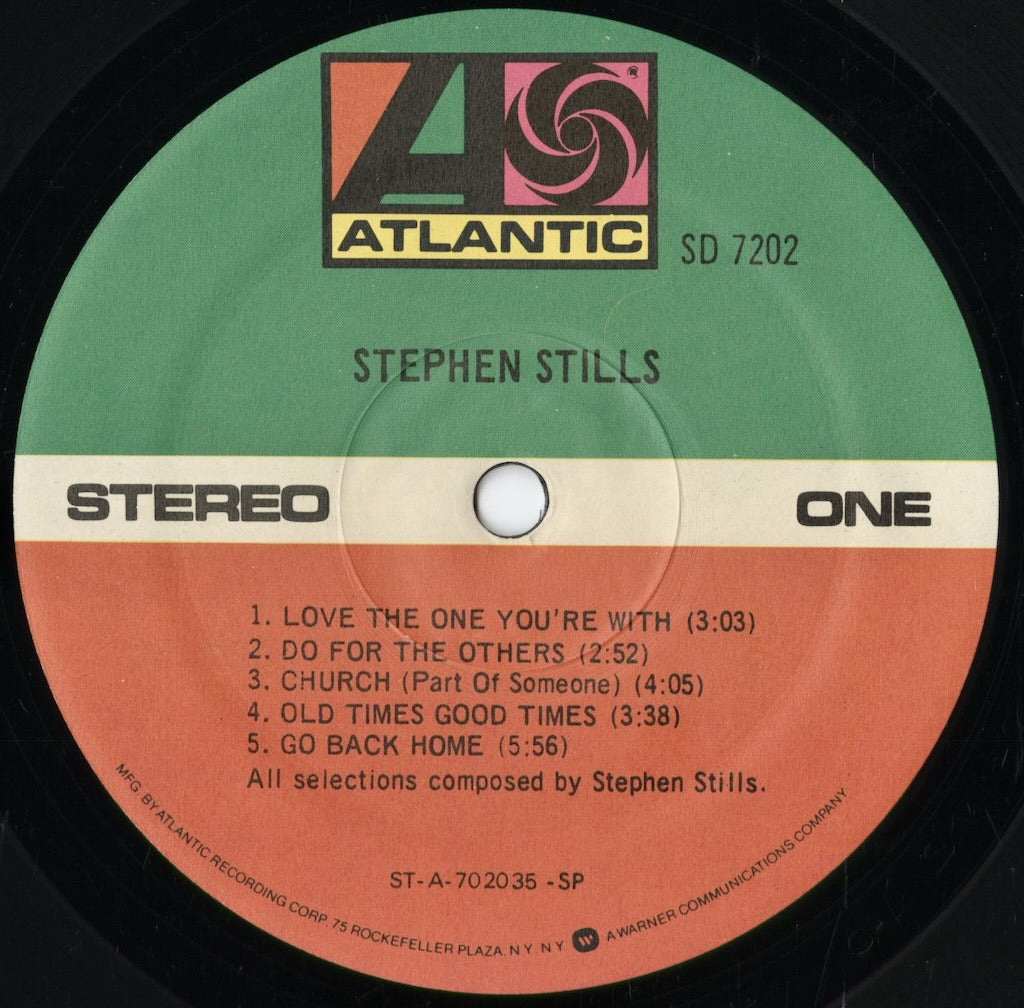 Stephen Stills - Stephen Stills (SD 7202) 1976 US Atlantic｜中古LP