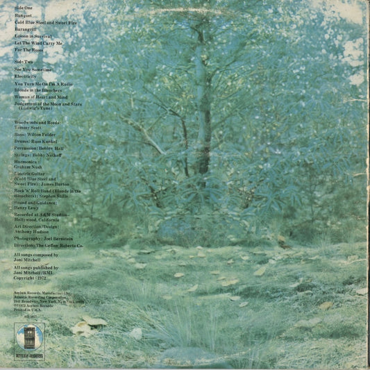 Joni Mitchell / For The Roses (SD 5057) 1972 US Asylum｜中古LP